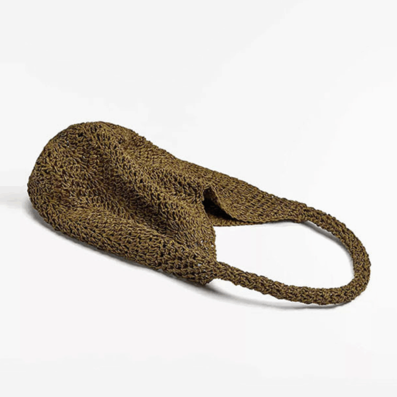 Corriza Raya Straw Sling Shoulder Bag - Image 6