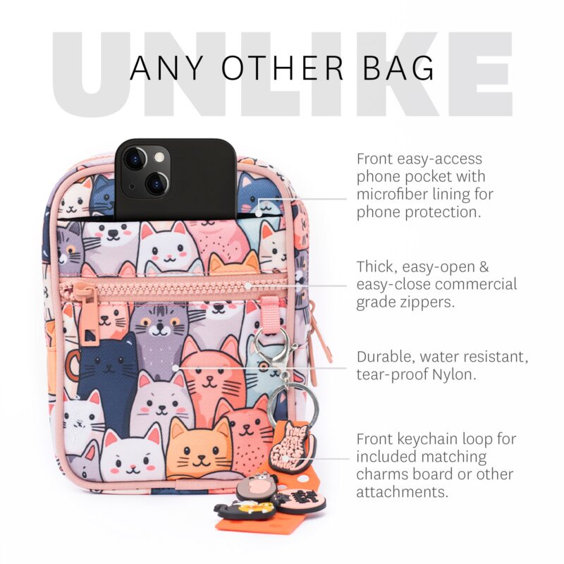 Corriza Cat Lovers Crossbody Bag - Image 2