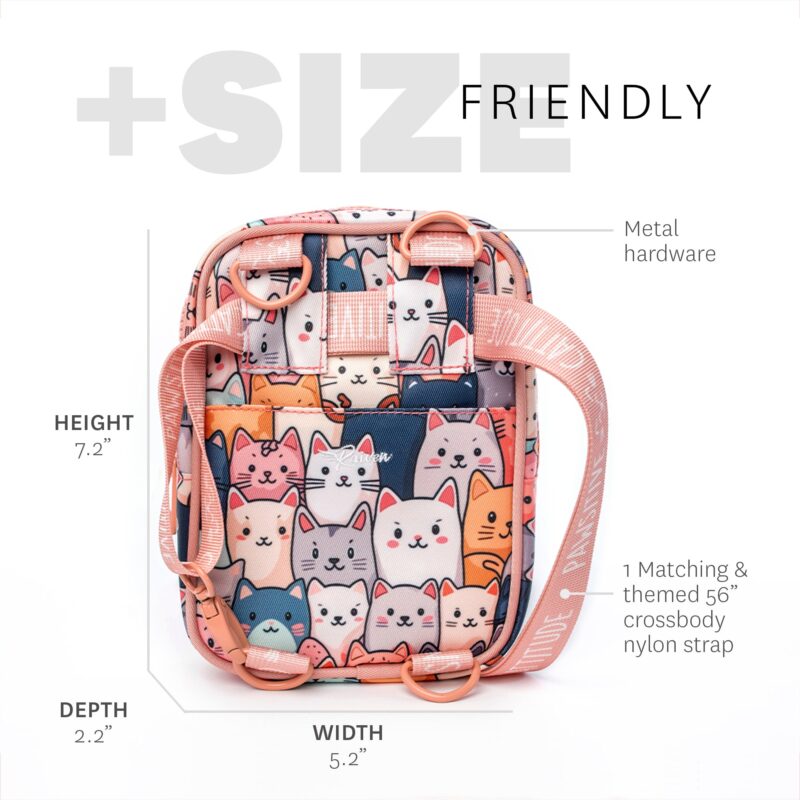 Corriza Cat Lovers Crossbody Bag - Image 3