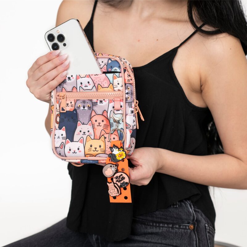 Corriza Cat Lovers Crossbody Bag - Image 5